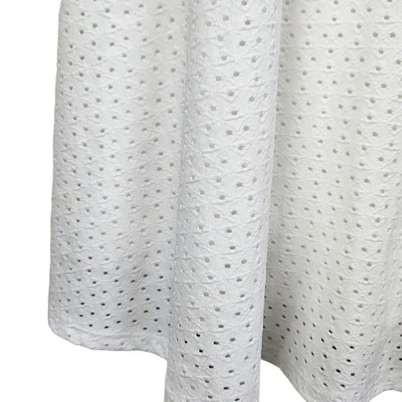 Speechless Womens/Juniors‎ White Eyelet Sundress Size Medium Tie Straps - Picture 9 of 9